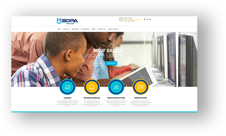 BDPA Twin Cities website project