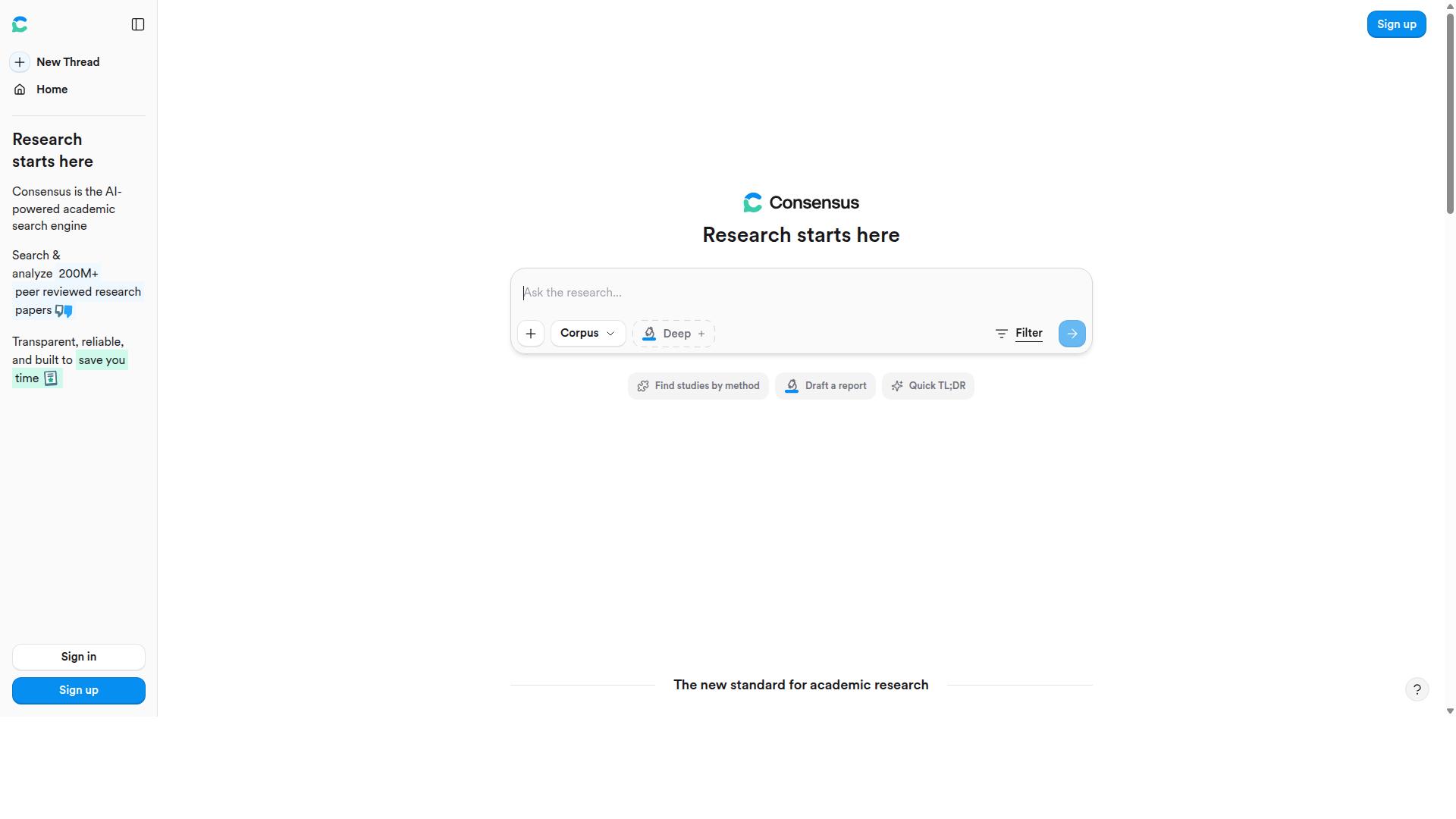 Consensus website